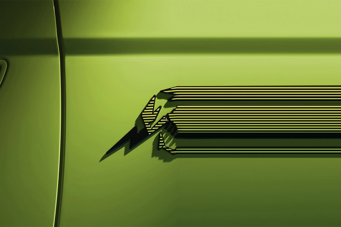 Abarth 500e électrique vue carrosserie