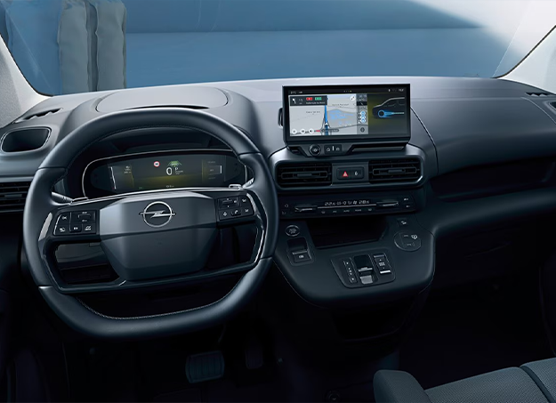 Tableau de bord moderne de l’Opel Combo Cargo